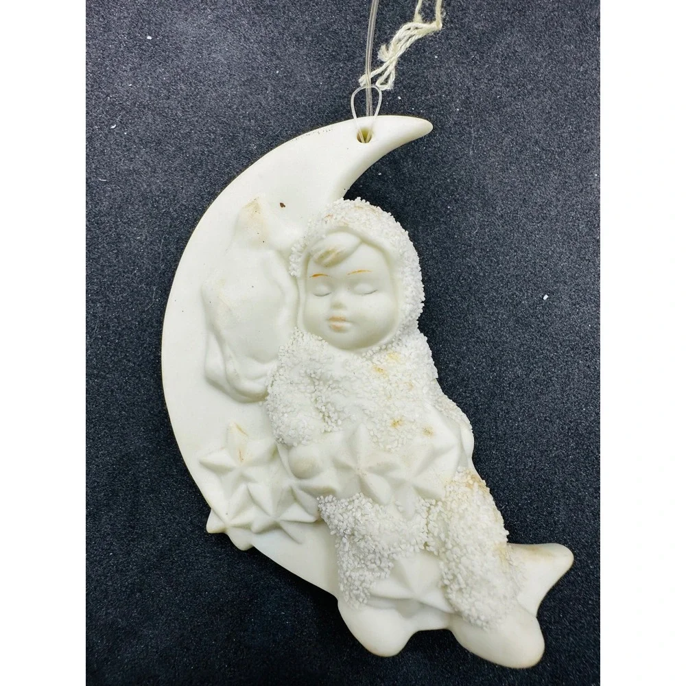 Snowbabies Dept‎ 56 Moon Stars Ornament Figurine Taiwan